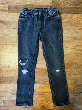 Tapered Cat & Jack Jeans Size 7 Boys Dark Grey “ Black”